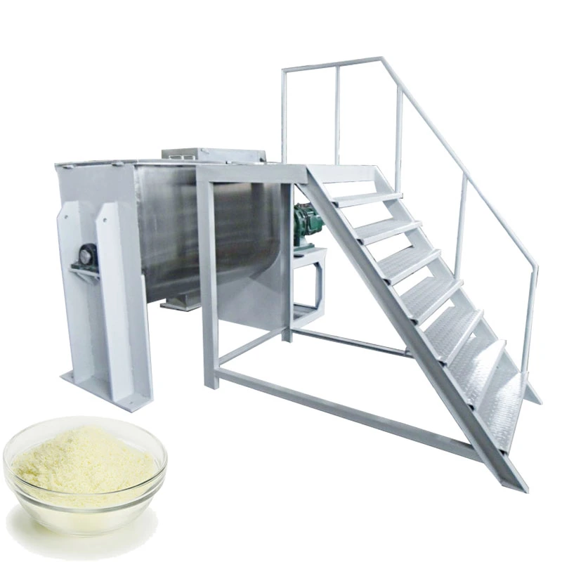Ruban horizontale Blender Mixer machine/l'équipement de mélange de poudre chimique liquide