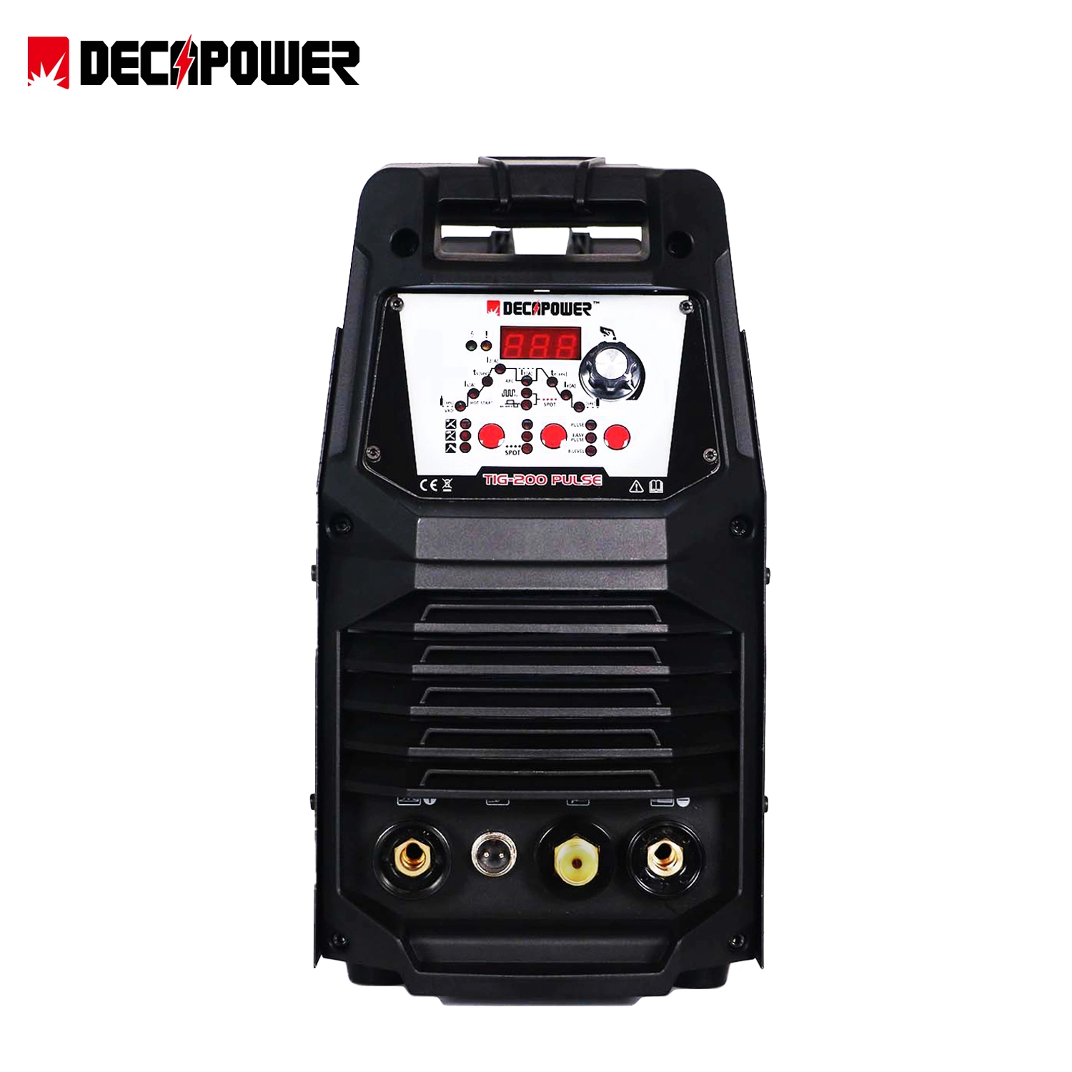 Decapower DC TIG Pulse Welding Machine 200 AMPS with Spot 2t 4t TIG Pulse with Lift TIG MMA Welders