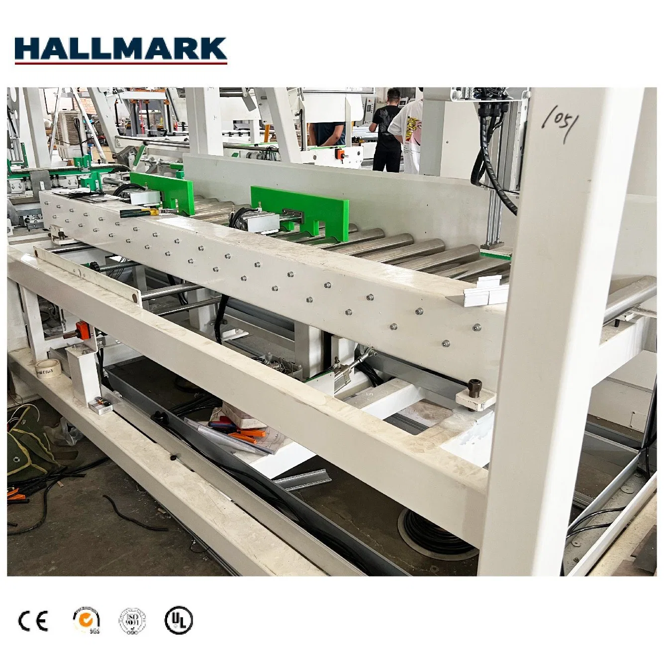 Machine automatique d'emballage de carton pour la ligne de production de revêtement de sol en SPC de la machine d'emballage de revêtement de sol SPC