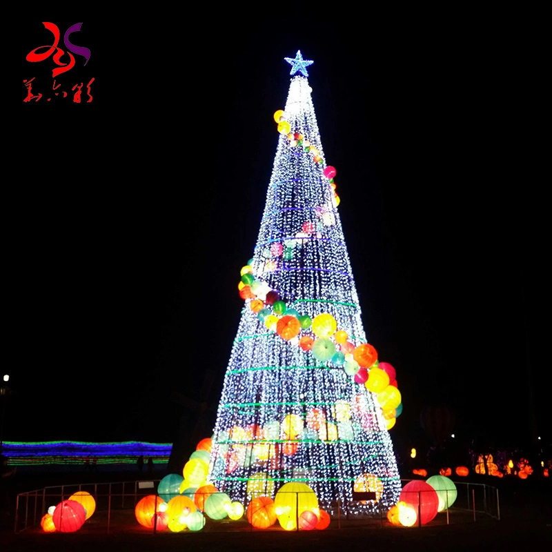 Lagre Árvore de Natal com LED Fancy Party decoração iluminado Natal Fornecedor Árvore Natal