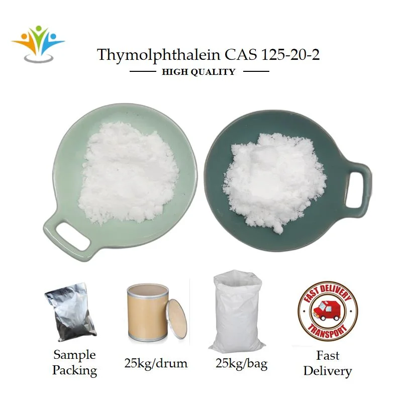 Factory Supply Thymolphthalein Purity 99% CAS 125-20-2 Chemical Reagent with Fast Delivery