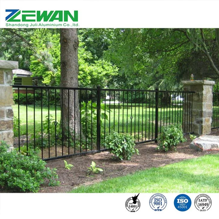 Aluminium Fence Panel Aluminum Metal Picket Ornamental Fencehot Sale Products