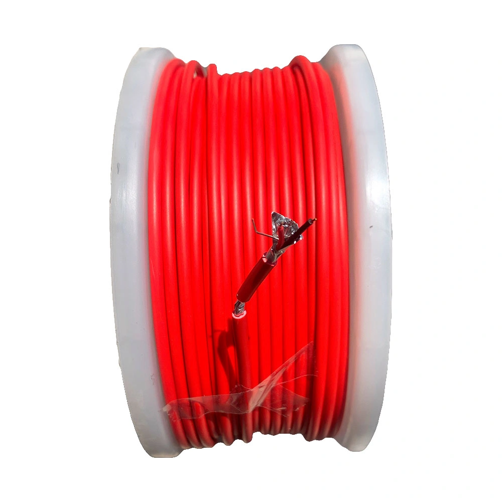 Fire Alarm Cable, 14/16/18/2, Solid, Shielded, Fplp (Plenum) , 1000FT Spool Fire Alarm Cable 16/18/20AWG 2core 4core Flame Retardant Silica Gel CE RoHS