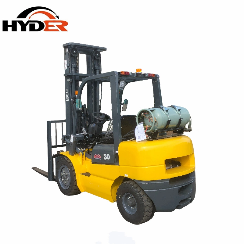 Factory Price Economical 3tons Gasoline LPG Forklift Fork Lift Used in Outdoor