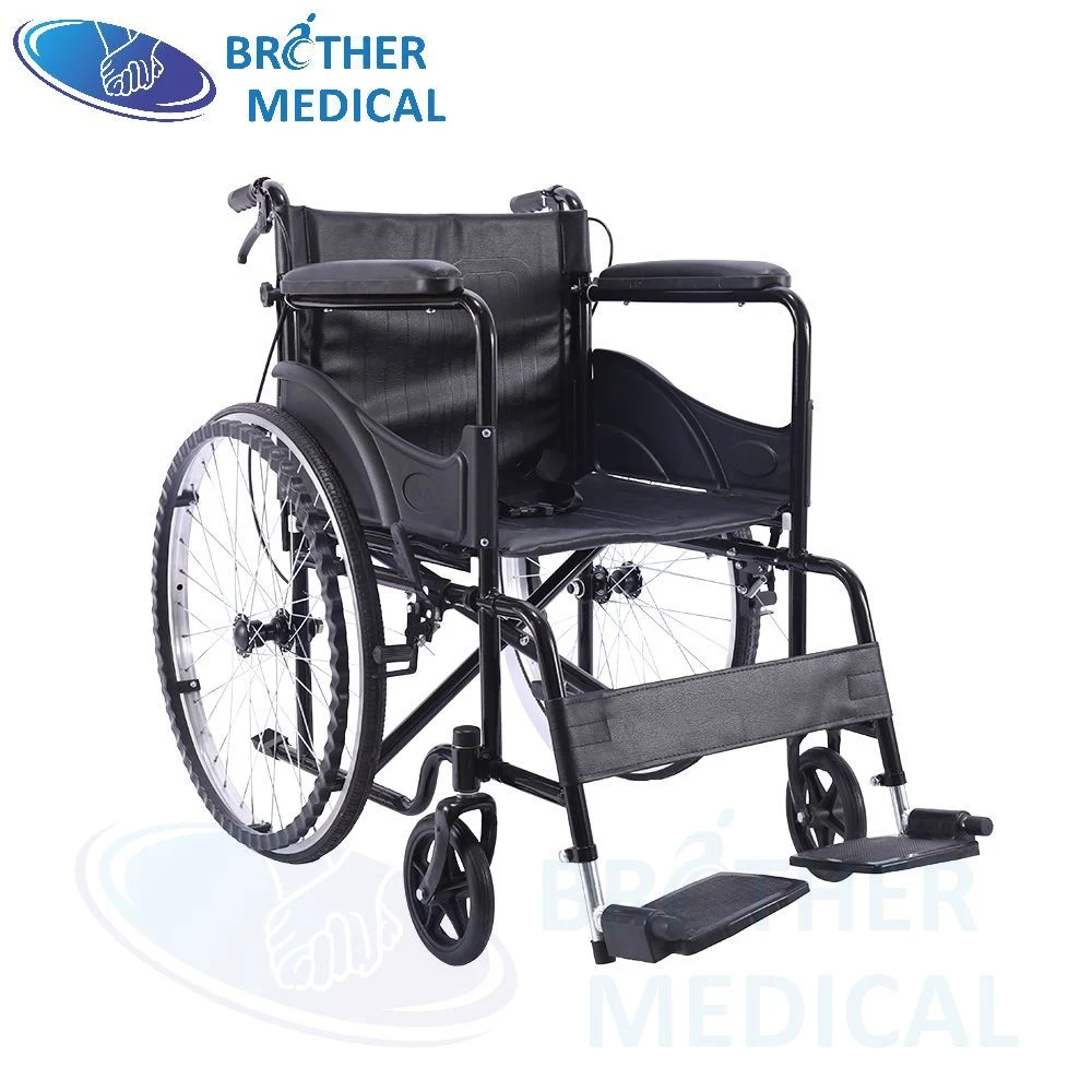 Metal Aluminum Brother Medical Wheelchair with Toilet Chair Plastic High Commode