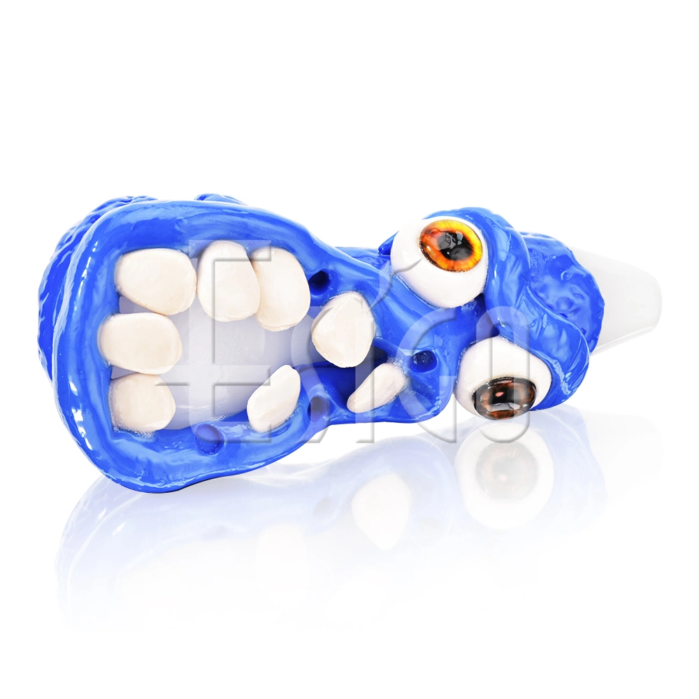 [إيسيغو] جديدة تصميم [3D] يد رسم مبتكرة صحة أسن وحش العين أنابيب المياه الزجاجية الجافة الأنابيب الزجاجية المخصصة للأنابيب أكسسوارات التدخين