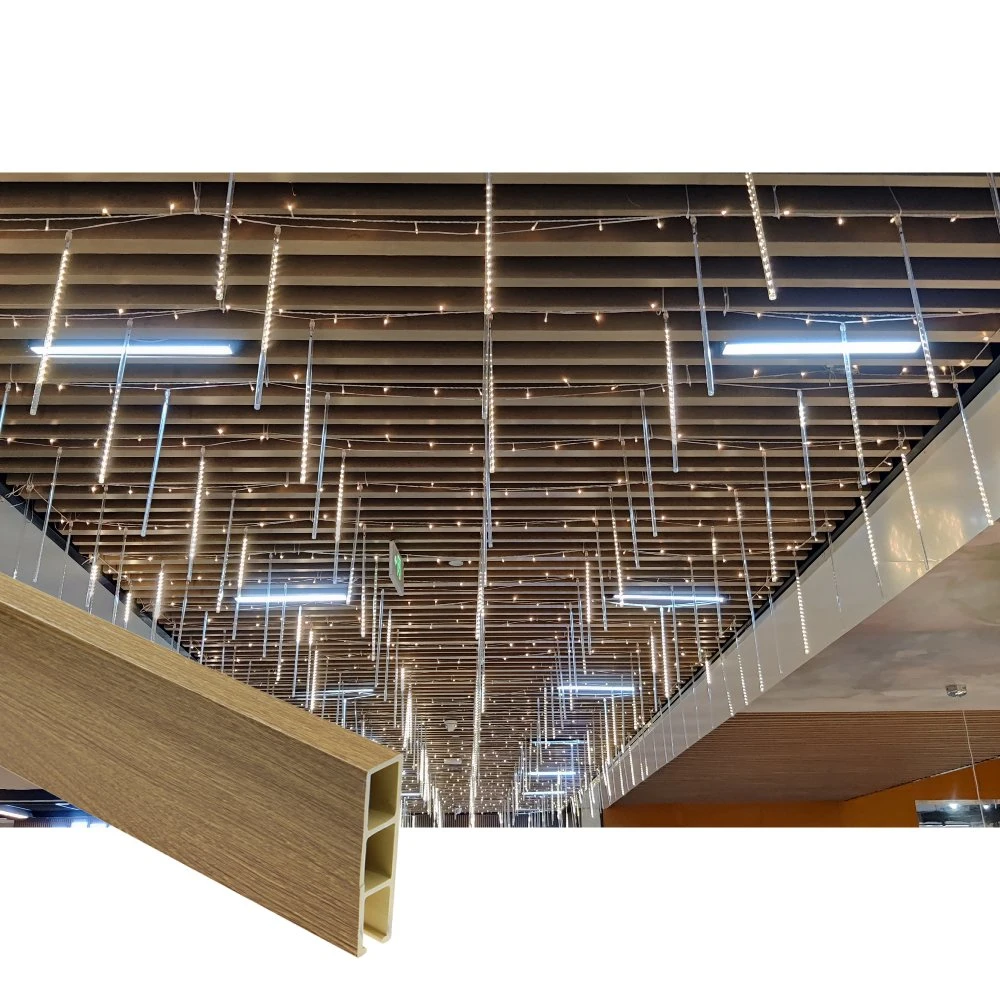 Interior Decorative Material Wood Plastic Board for Roof WPC Ceiling