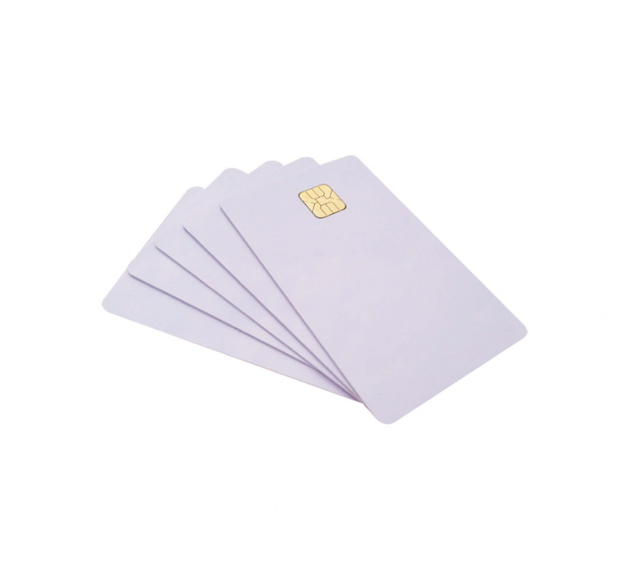 Double Sided PVC Chip Cards Thermal PVC Inkjet Chip Card Rectangular Shape 0.84mm Thickness