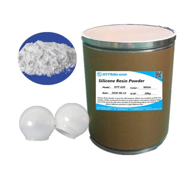 Light Diffusion Agent Silicone Resin Microspheres Powder for LED Light and Cosmetics
