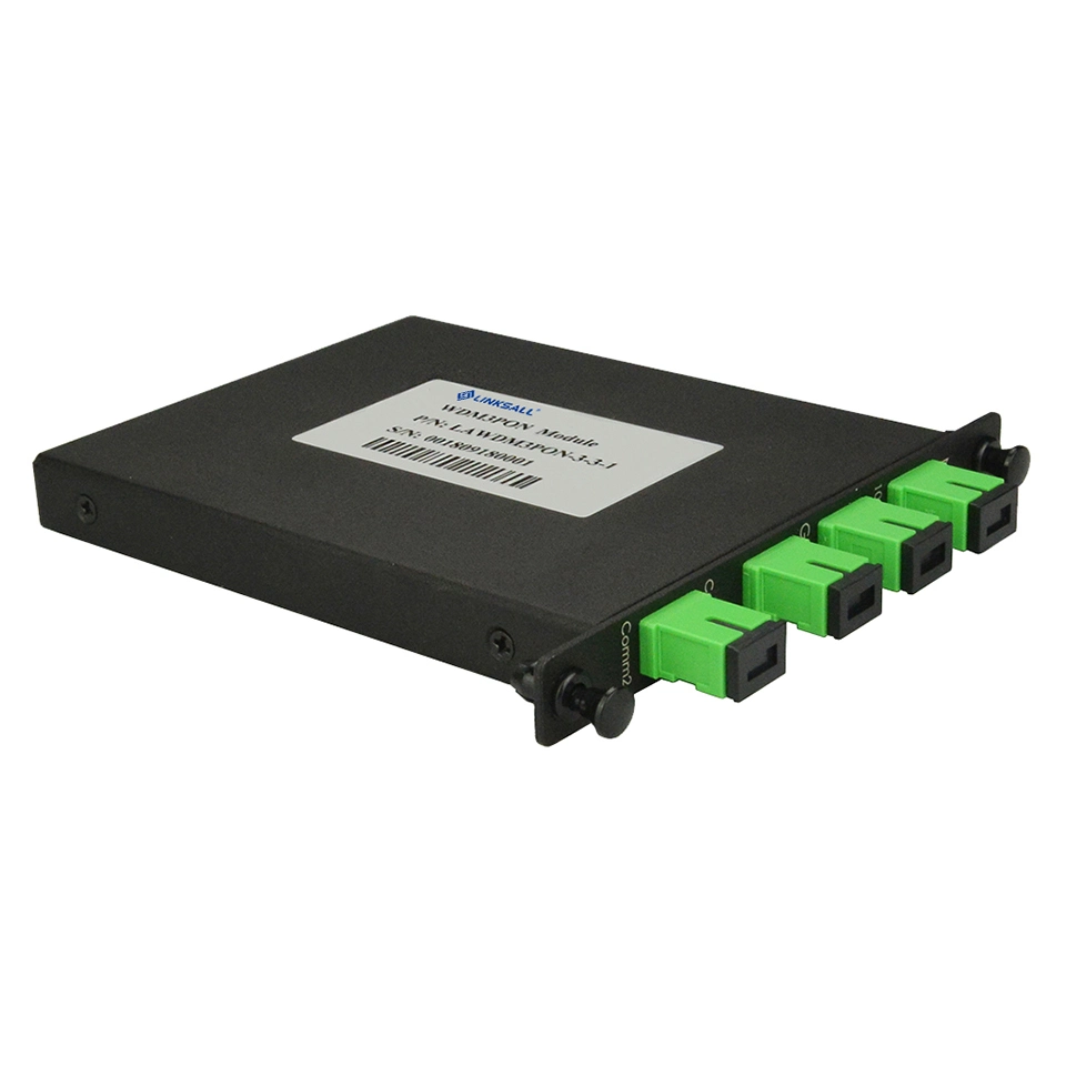 حل DWDM Hybrid، ثماني قنوات C53-C60، مع الشاشة، والتوسع ومنفذ 1310 نانومتر، LC/UPC، وحدة DWDM MUX Demux مزدوجة الألياف، وحدة FMu Plug-in