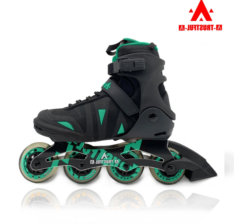 Custom Adult Rink Rental Skates Adjustable High Quality One-Piece Frame Inline Skates