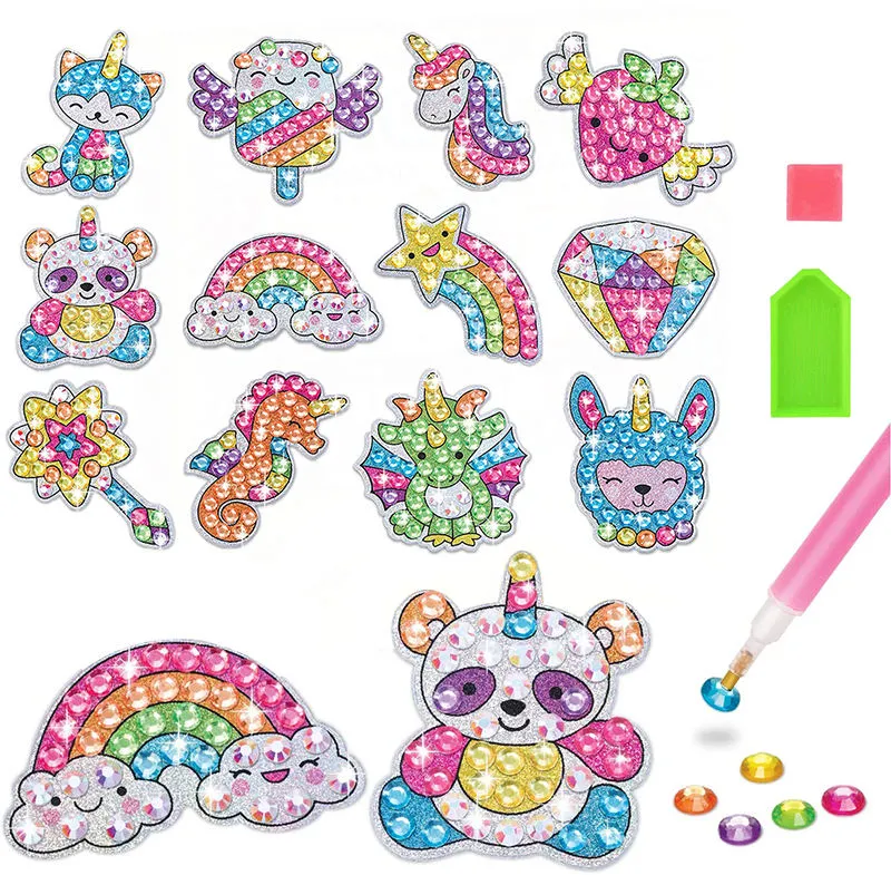 Craft 3D Crystal Foam EVA Mosaïque Sticker Art fait à la main pour enfants Jouet