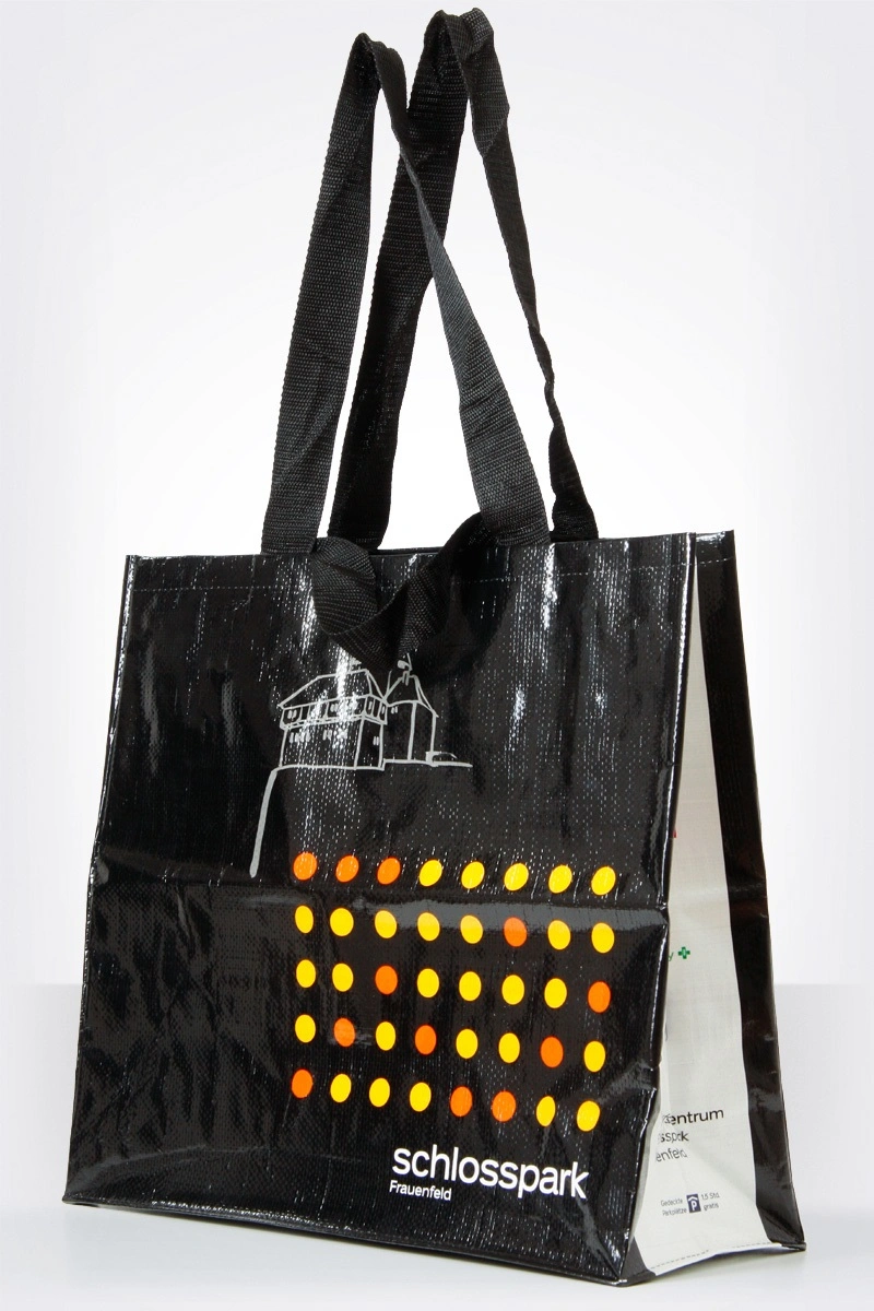 Wholesale/Supplier Customized Black PP Woven Bag for Shopping Printed Your Own Logo