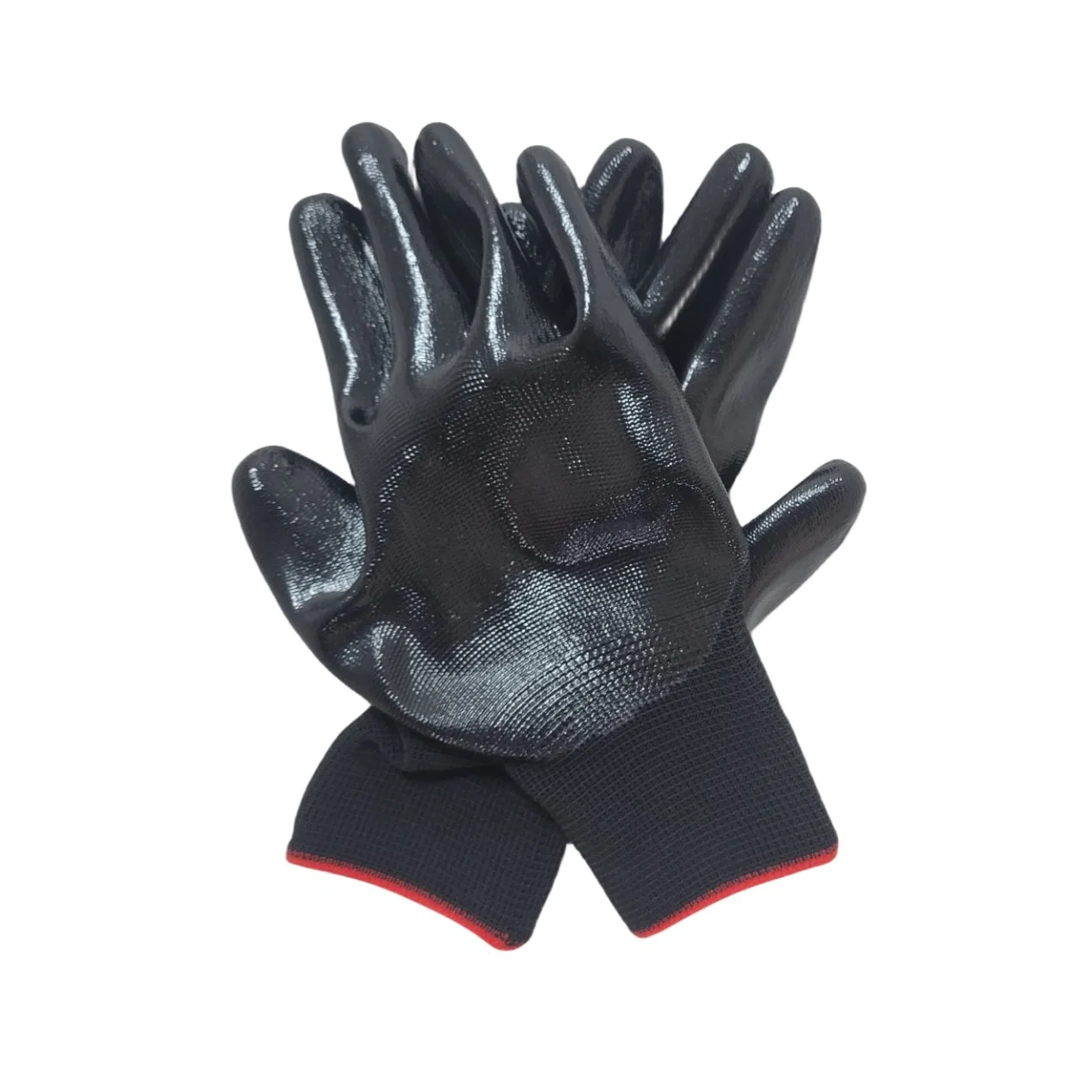 Nitrile Coated Safety Protective Industrial Work Rubber Garden Gloves