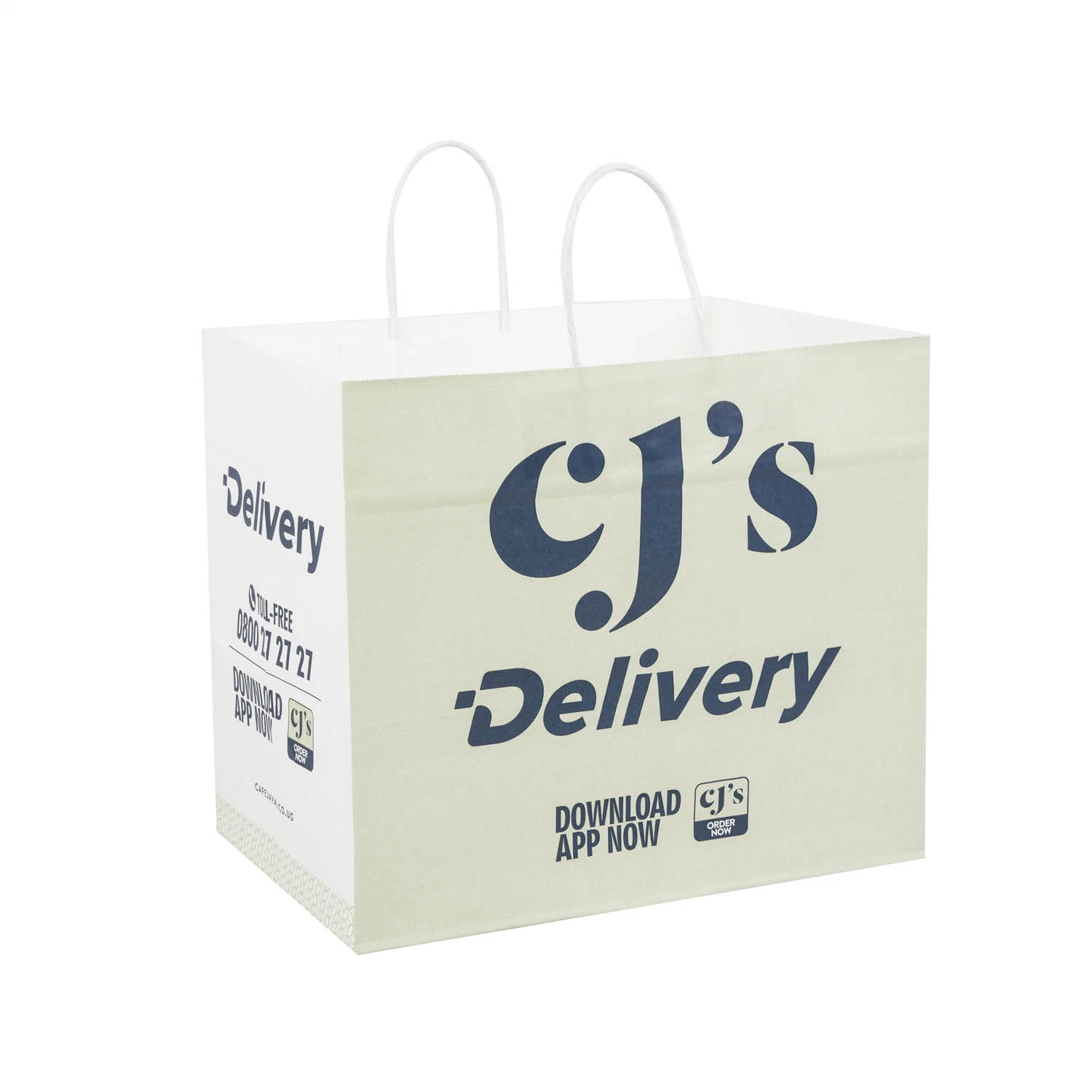 Yafeng Brown Kraft Paper Bag Carrying Bag with Handle Custom Logo Recyclable Shopping Gift Kraft Paper Customized