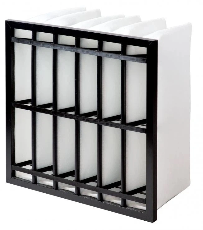 Medium Efficiency Box Filter V-Shape Plastic Frame Air Conditioning