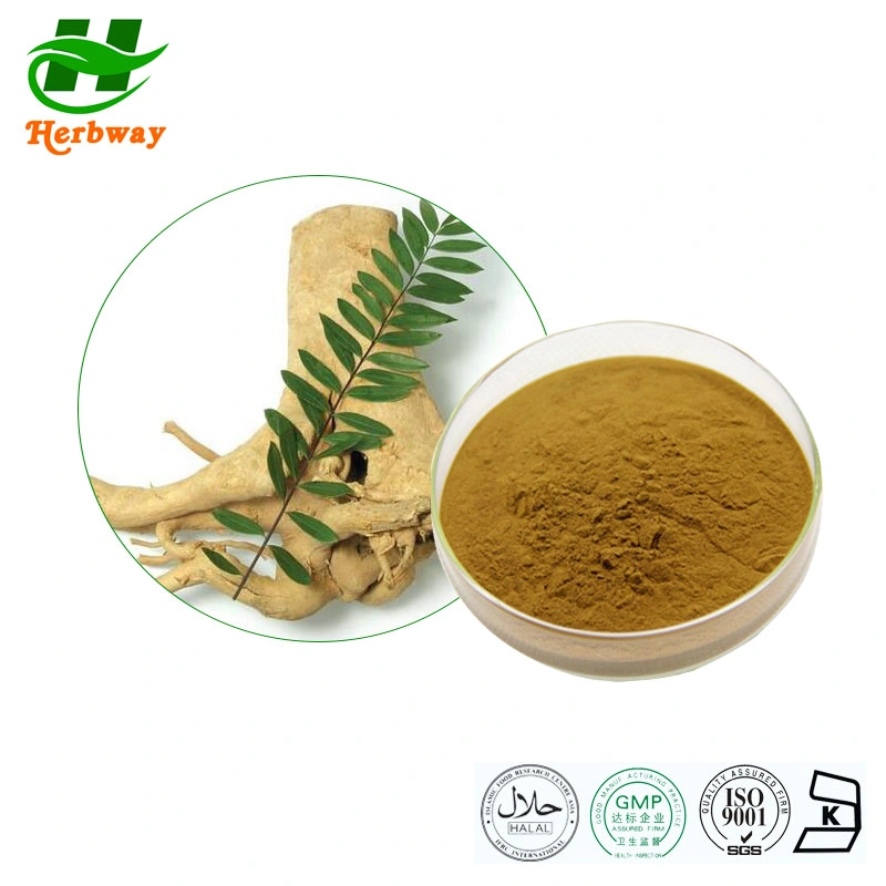 Extracto de hierbas precio mayorista Herbway Tongkat Ali mucho polvo de raíz de ginseng Jack 100: el 1 de Tongkat Ali extraer