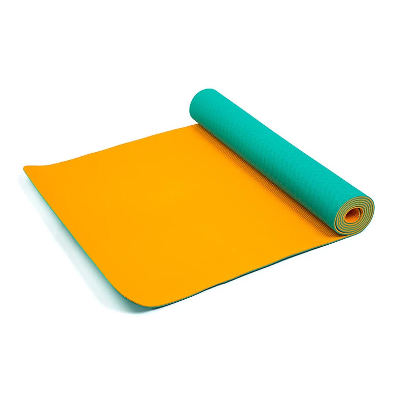 SSD New Design Nontoxic Skid Proof 6mm TPE Yoga Mat with OEM Designs Custom Travel Yoga Mat