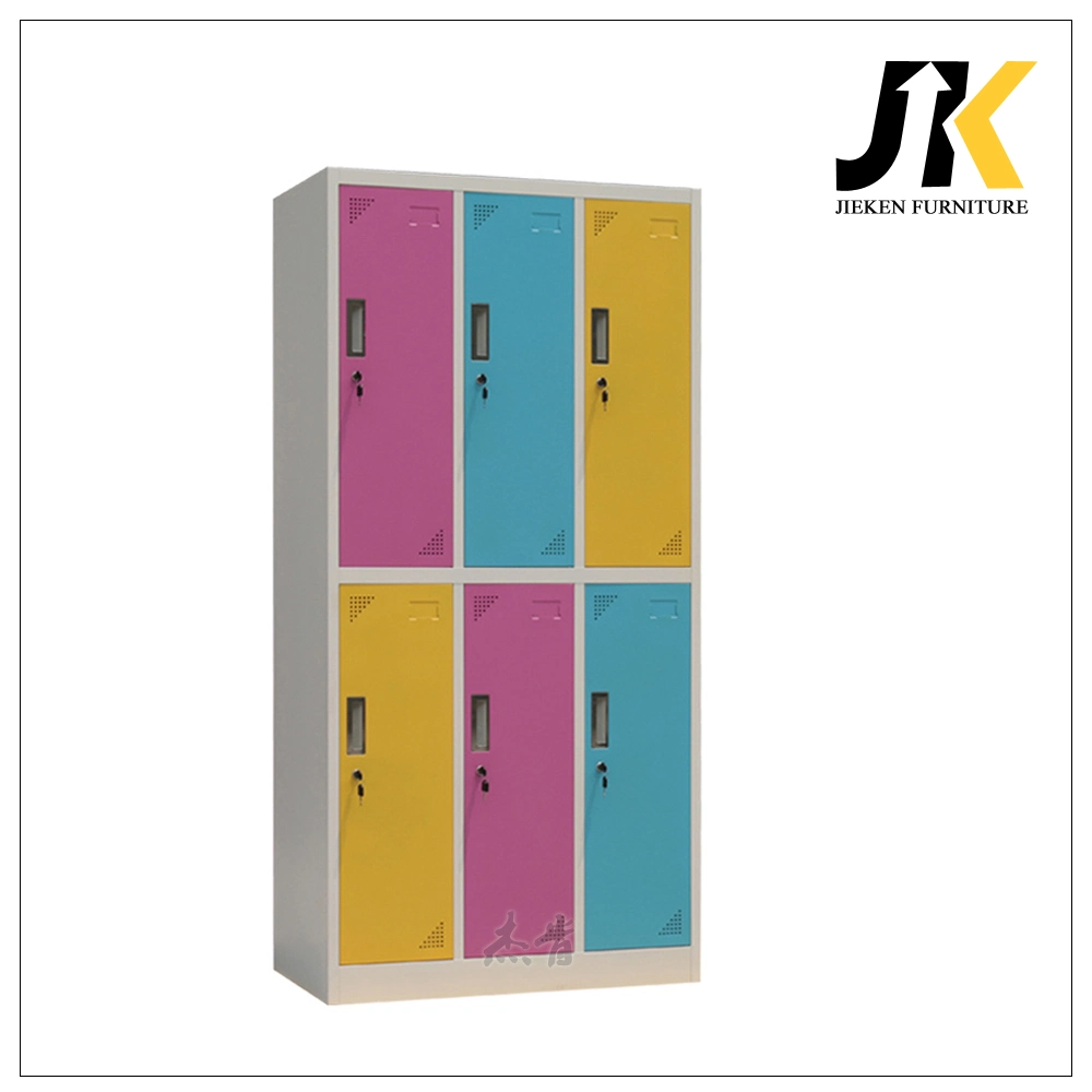 Jk-032 Office 6 Door School Locker Room Furniture