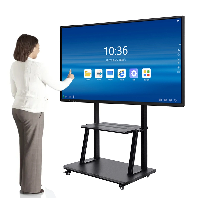 Conference Classroom All in One 65 75 86 100 Inch Teaching Board Touch Screen Smart TV Digital LCD Whiteboard Interactive Flat Panel Display