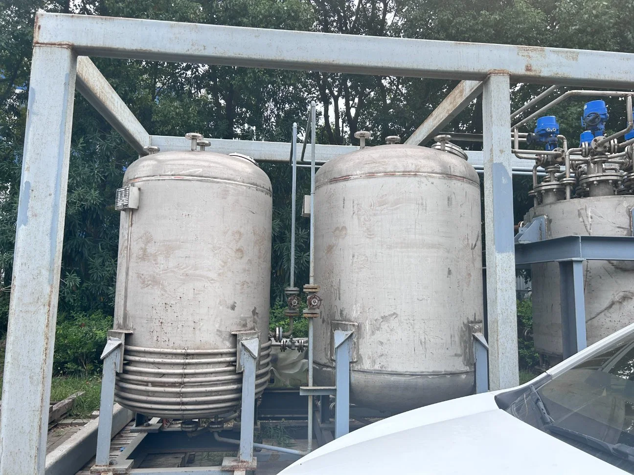 Storage Tank Pressure Vessel Spot Goods ASME ISO Chemical Manufacturing