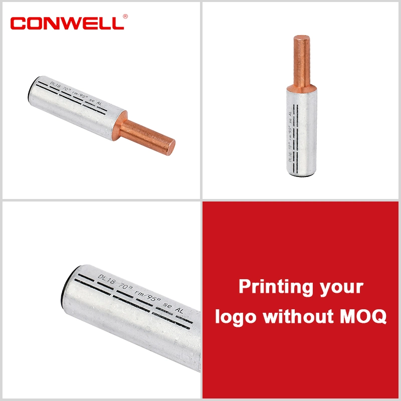 Copper-Aluminum Connecting Tube / Bimetallic Cable Connector/Bi-Metal Pin Lug