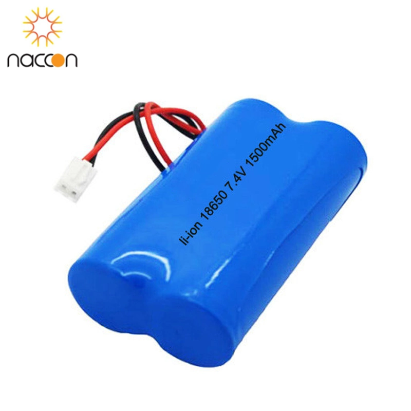 Alta potencia Tipo 5A-8A corriente de descarga 18650 1500mAh cilindro recargable Batería