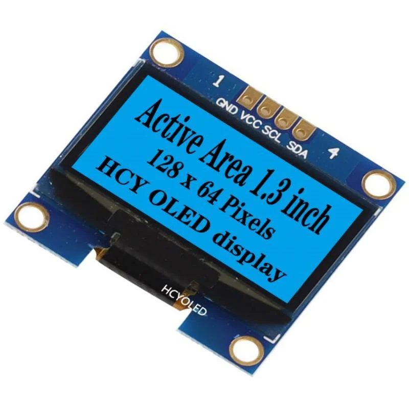 Display Your Data with Clarity Using Our 128X64-Pixel 1.3 Inch OLED Module