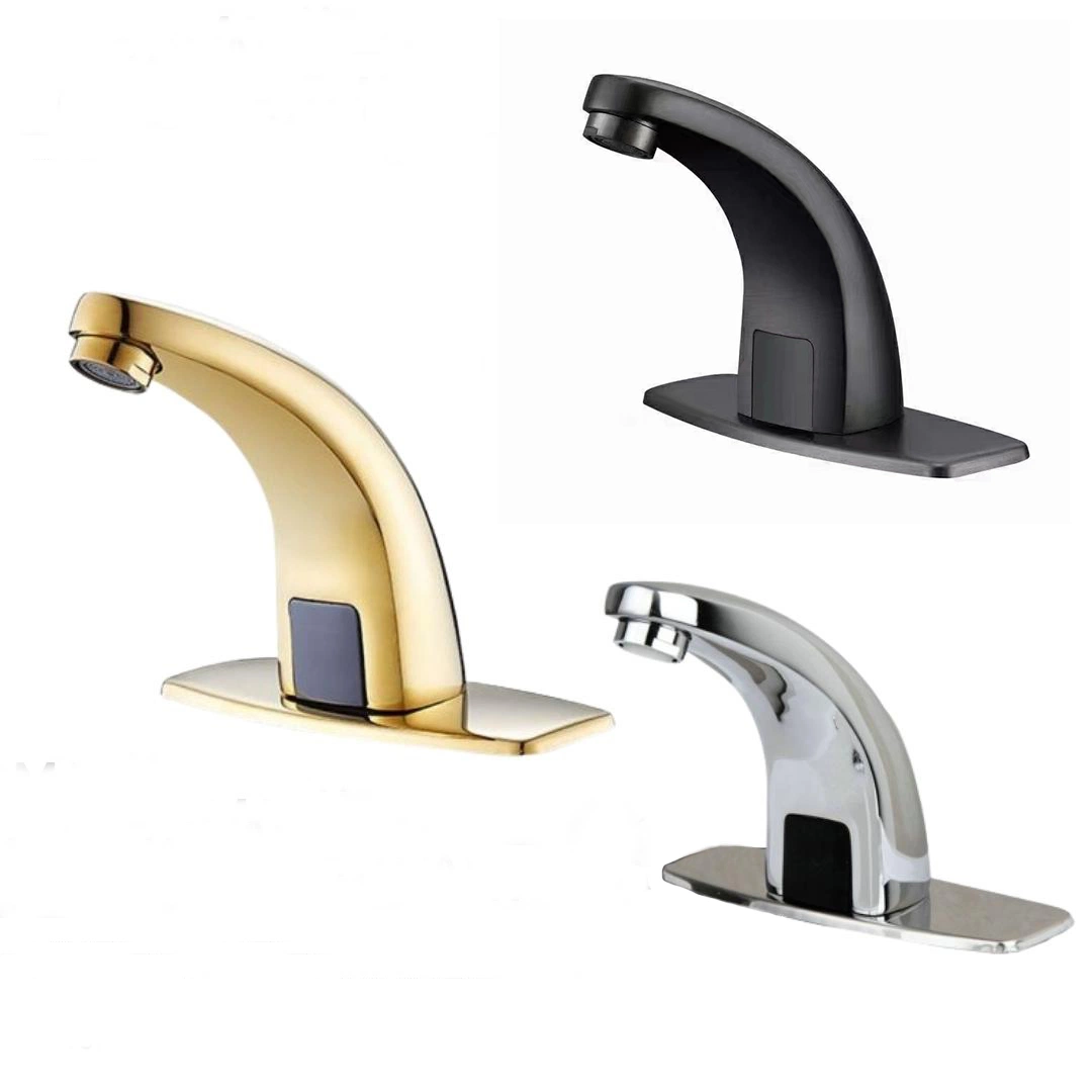 Deck Mounted Bathroom Automatic Sensor Water Tap Sensor Faucet