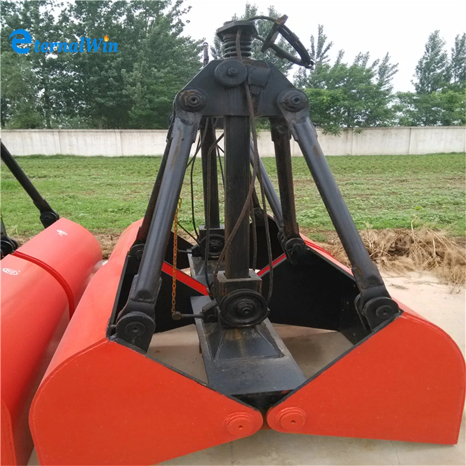 Orange Peel Grab Five-Claw Rotary Log Grab Rotating Wood Grapple for Excavators