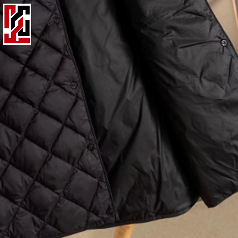 Turtleneck Collar Black Color Sleeveless Casual Fashion Winter Vest for Women