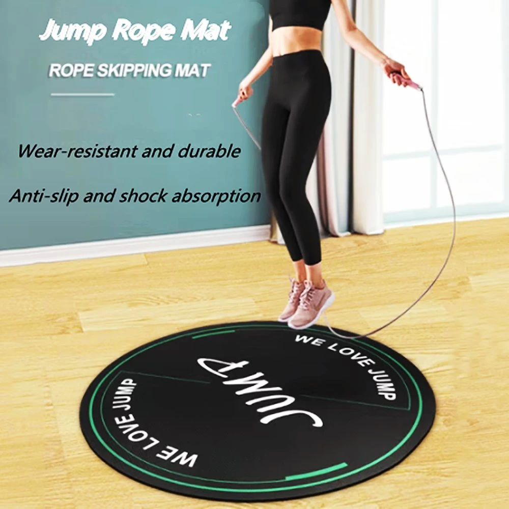 OEM ODM Custom de velocidad Saltar saltar la cuerda Antideslizante Mat con Empresas Privadas de logotipo para el gimnasio de Gimnasia Yoga