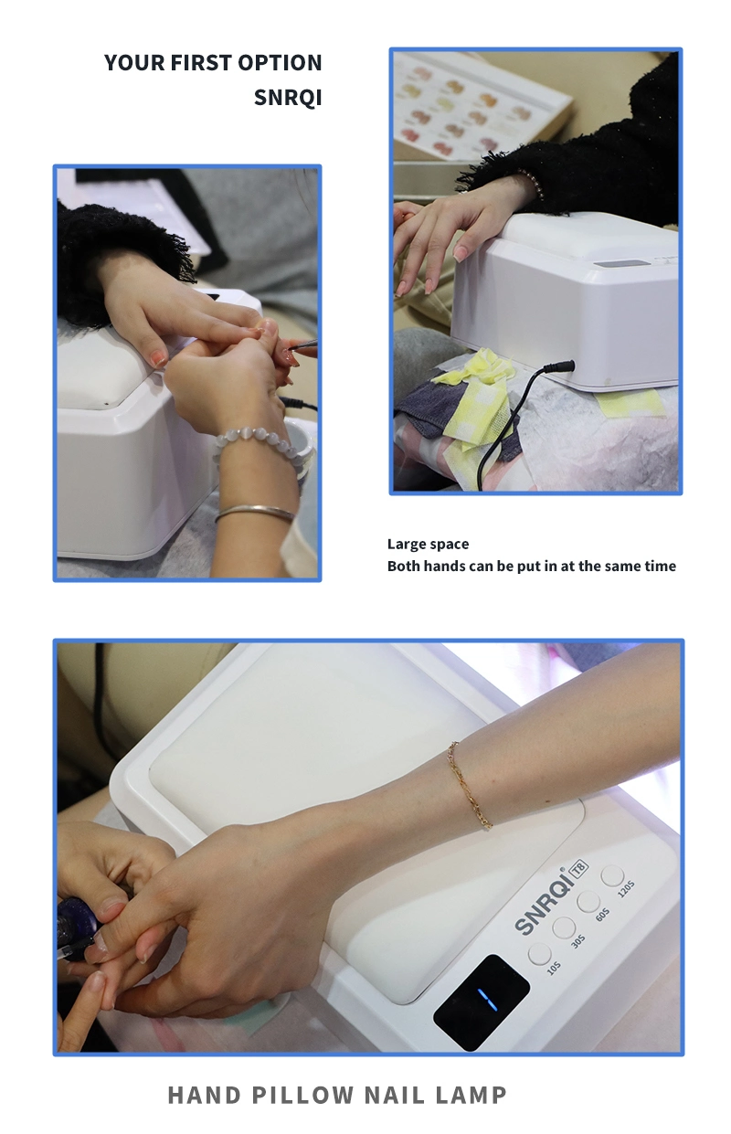 Meixin Professional 72W High Power PU Hand Pillow UV LED Dryer Nail Lamp for Nail Salon