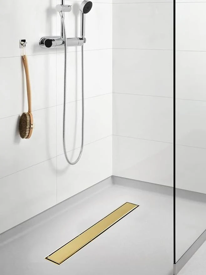 Linear Shower Drain, Gold Shower Drain 60 Inch