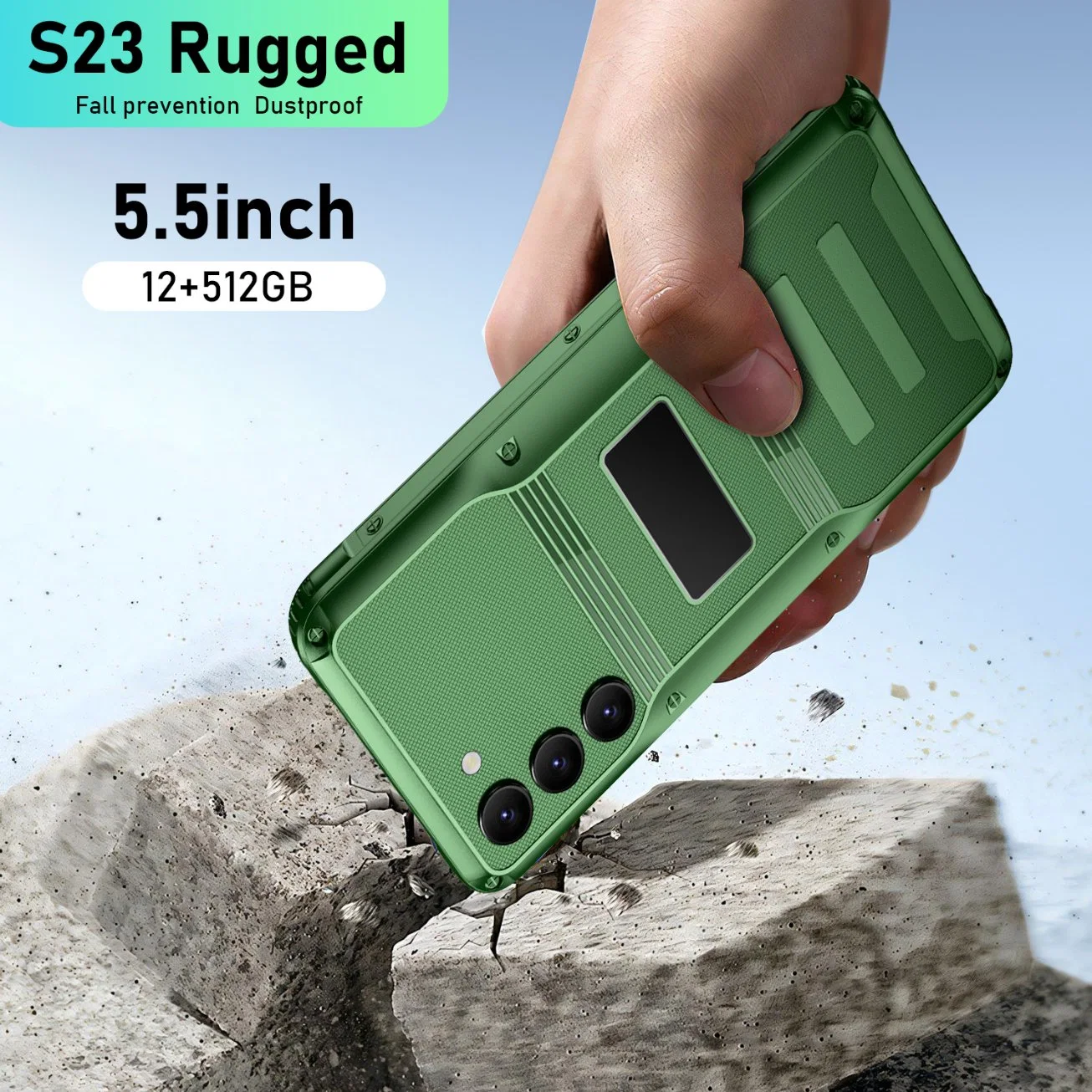 Factory Direct OEM / ODM Ready auf Lager Viqee S23 Rugged Android Mobiltelefon