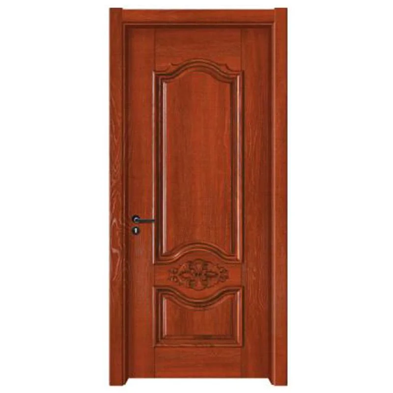 Solid Wooden Painting Door Classic Carving Design Oak Wood Doors