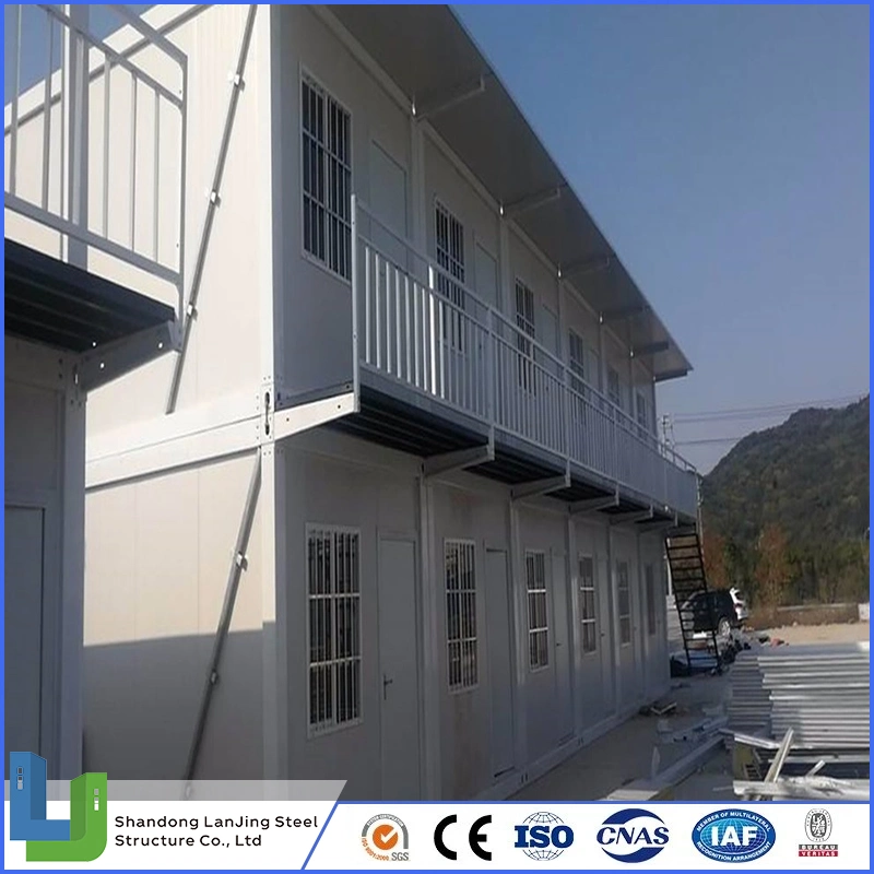 Greece Two Storey Luxury Living Prefabricated 40FT Container House Pop up Container House