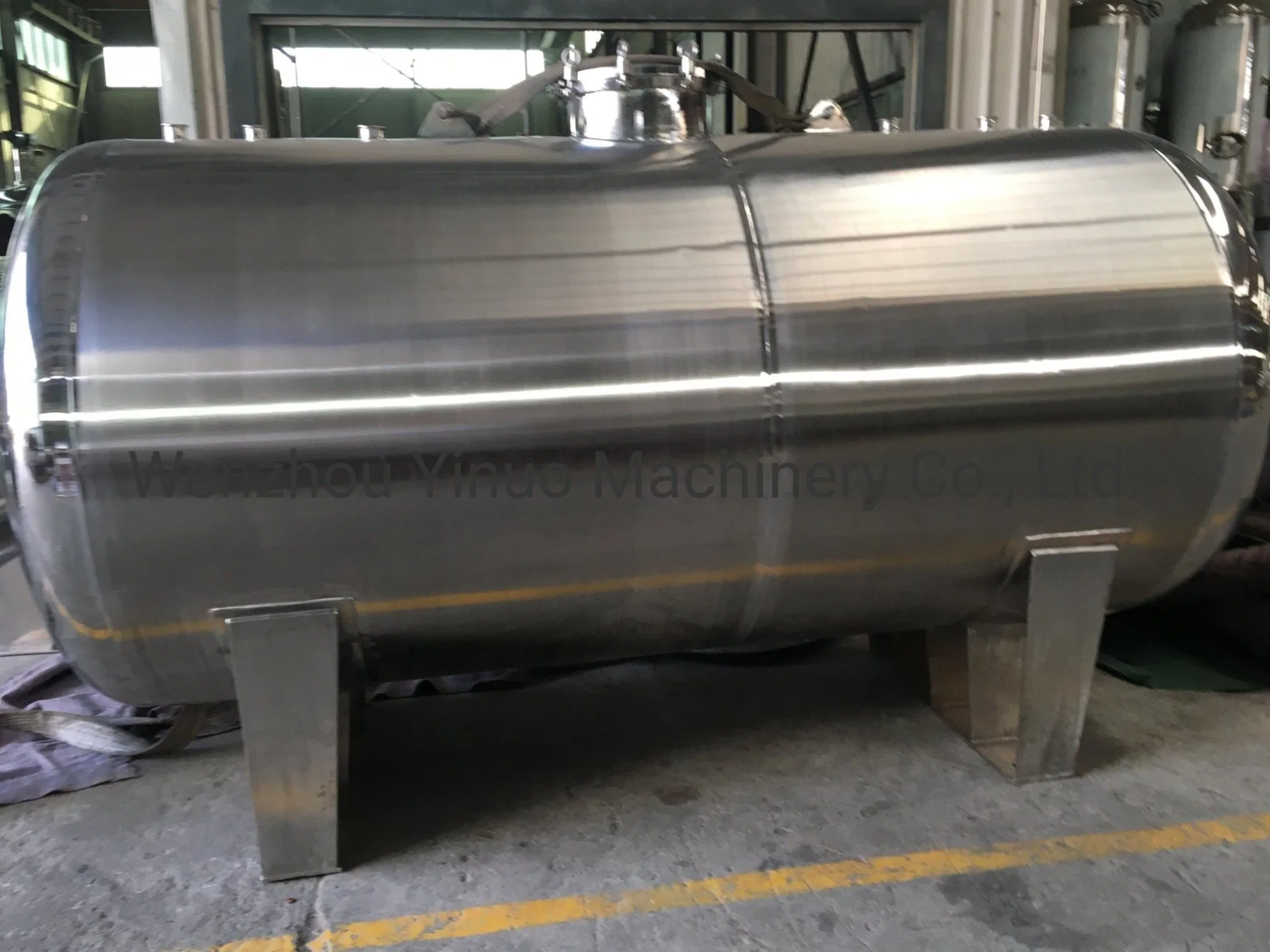 Milking Machine Pressure Vessel Seman Container SS304/316L Juice Liquid Storage Tank