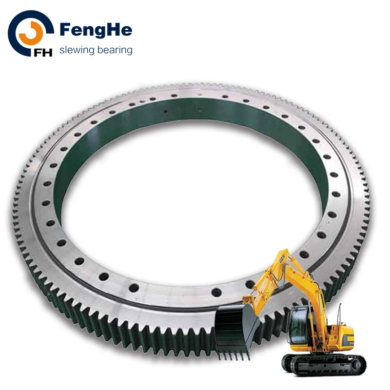 4 Point Contact Ball Slewing Ring Turntable Bearing with External Gear for Truck Mounted Crane