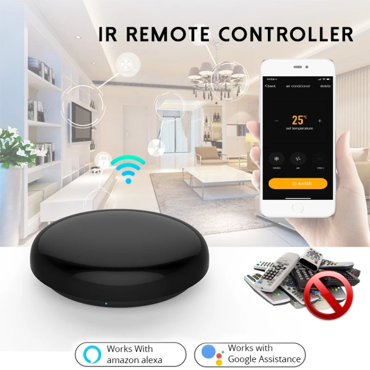 Tuya Smart Infrared+RF315+RF433 Infrared Remote Control All-in-One Smart Universal Air Conditioner TV Fan Smartlife APP Remote Control Alexa Acho Google Home