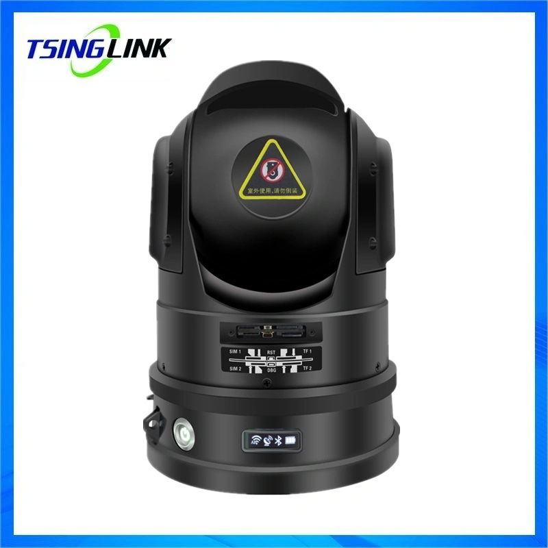 Colorful 1080P HD Night Vision Emergency Surveillance Battery 360 Degree 4G PTZ Dome Camera