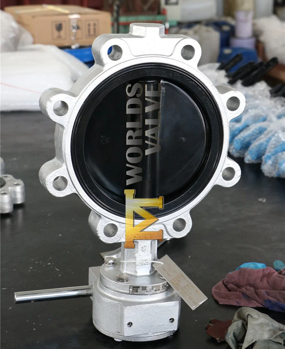 Full Rubber Lining Lugged and Tapped Butterfly Valve with Ce ISO Wras Acs Approval