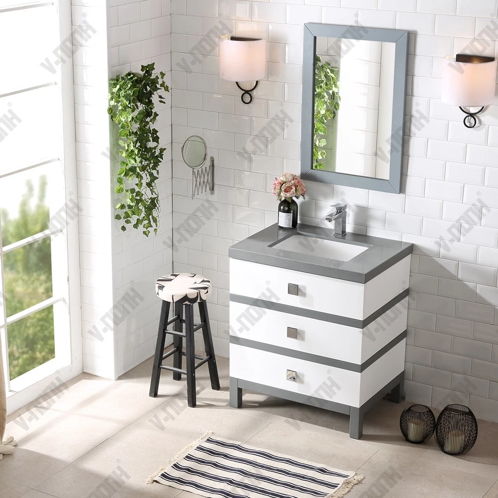 High quality/High cost performance Bathroom Vanity and Linen Cabinet Sets