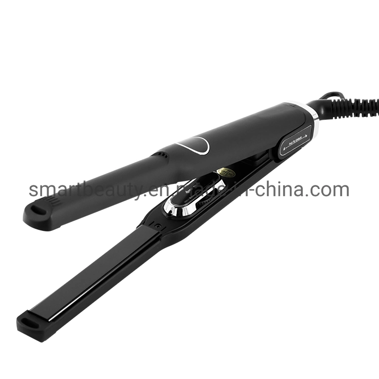 Petite femelle de l'éclisse électrique droites et marchandises à double usage pinceau Bangs Mini Hair Straightener