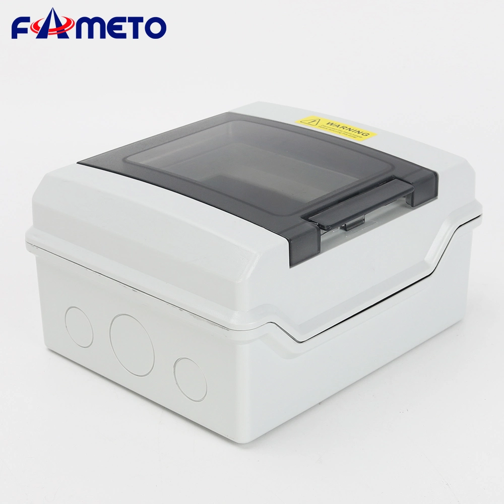 at-6 Photovoltaic Distribution Box PC Material Fireproof Waterproof Plastic Case 6 Bits