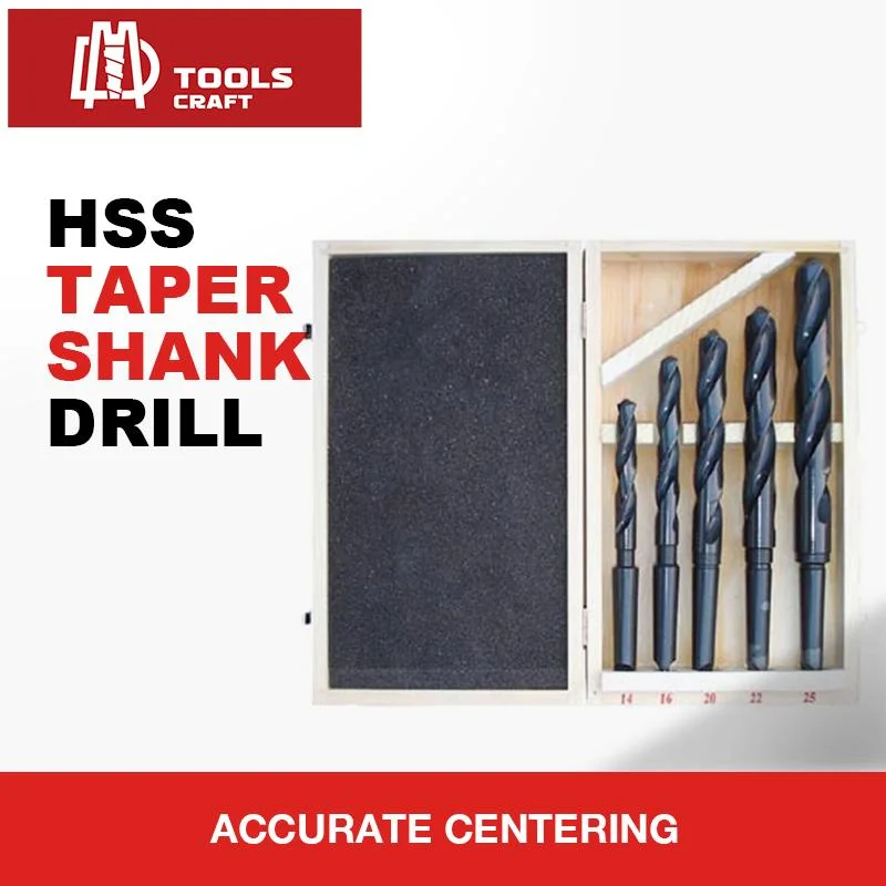 10PCS Blue Box HSS Morse Taper Shank Drill Set