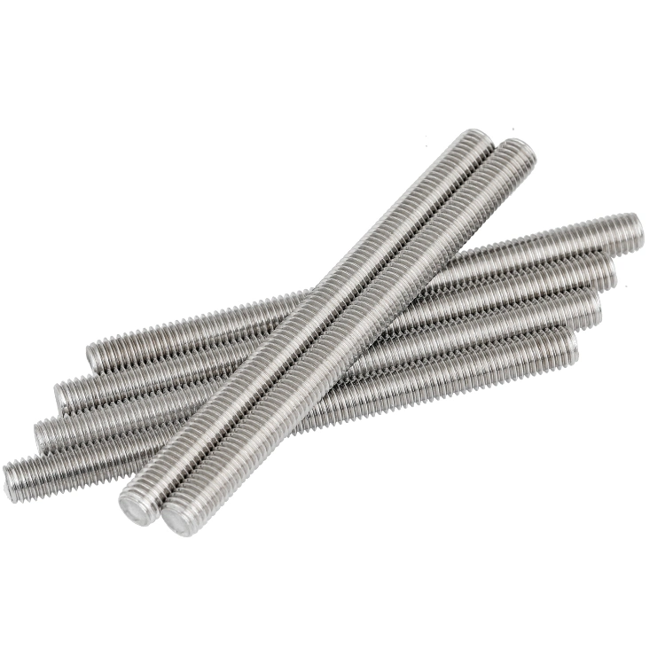 Petrochemical Fasteners S2205 S2507 Non Standard Stainless Steel Double End Stud Bolt Threaded Rod