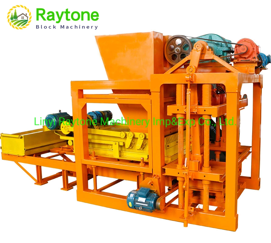 Qt4-25 Automatic Cement Concrete Interlocking Brick Making Machine in China