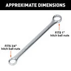 Heavy Duty Forging Hitch Ball Wrench, Hardware, Handtool, Tool, Ring Spanner