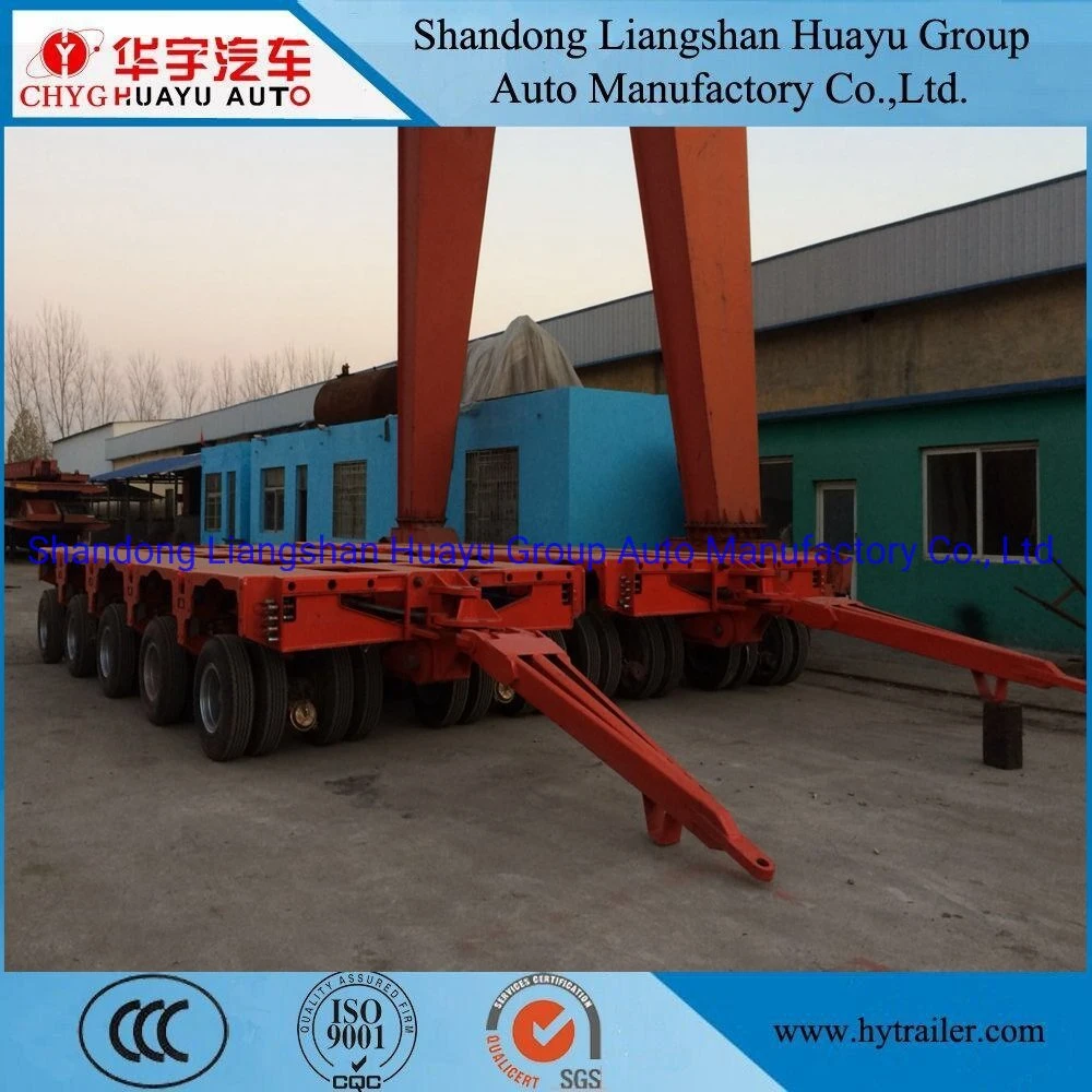 200/300/500t Low Bed Heavy Duty Semi Trailers Special Modules Vehicle for Bridge Transportation